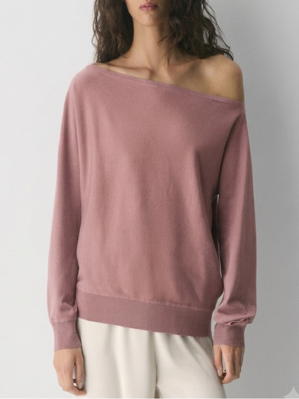 πͺ· BABATON Inspiration Sweater - Wonder Yarn in Dusty Rose colour